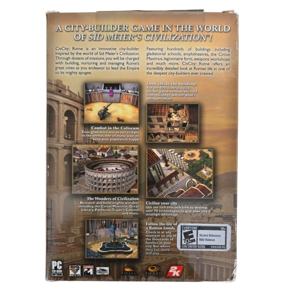 CIVCITY ROME PC Game Sid Meier Simulation Strategy Building Empire - Picture 4 of 8